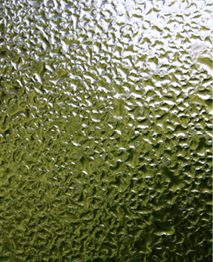 Photo of water droplets on a mirror