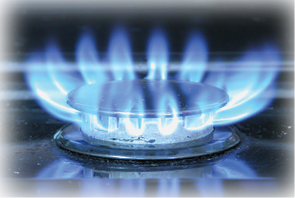 Photo of a gas burner
